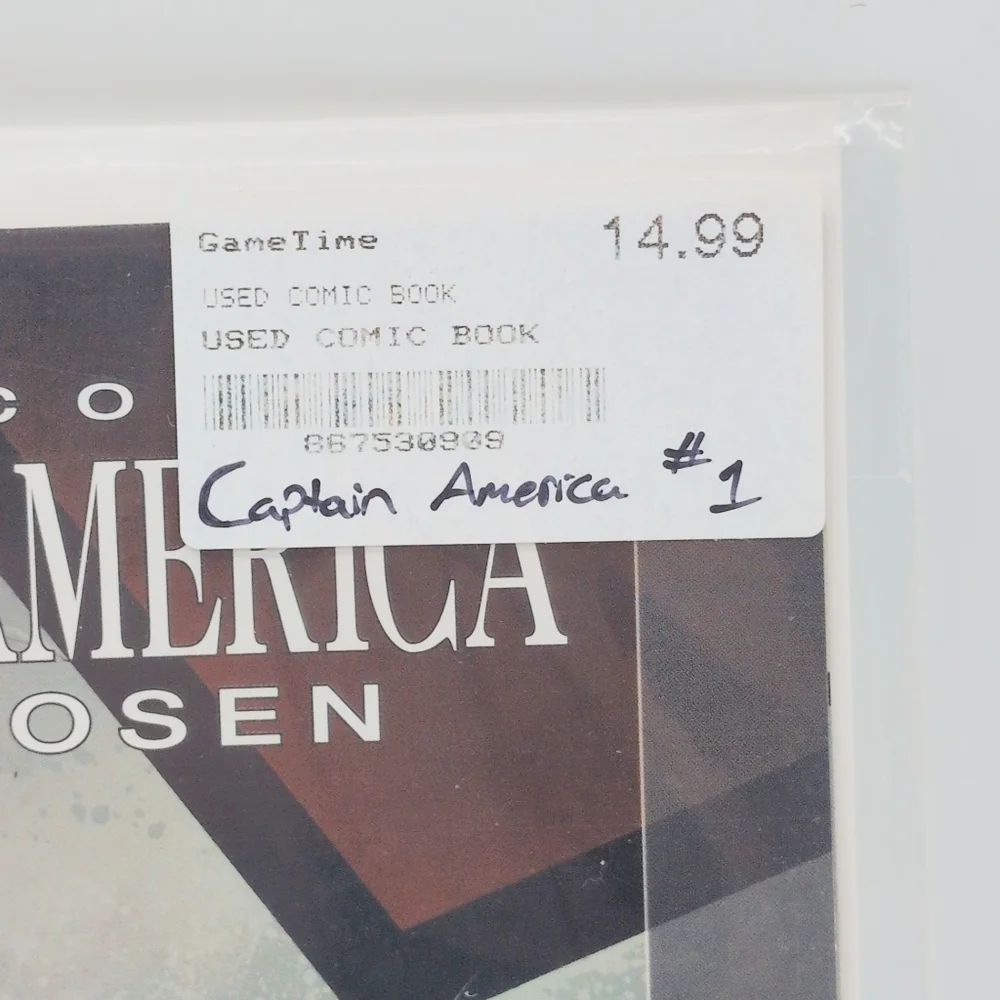 Captain America The Chosen Comic Book Set Of 7 # 1, 2, 2 variant, 3, 4, 5,6